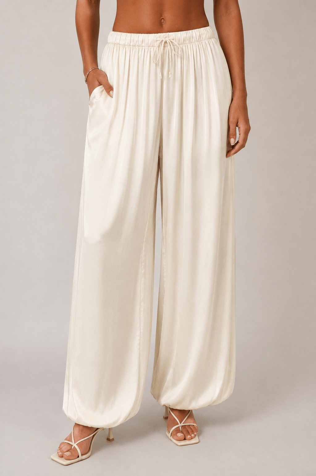 Pantalón Satinado Balloon Mía
