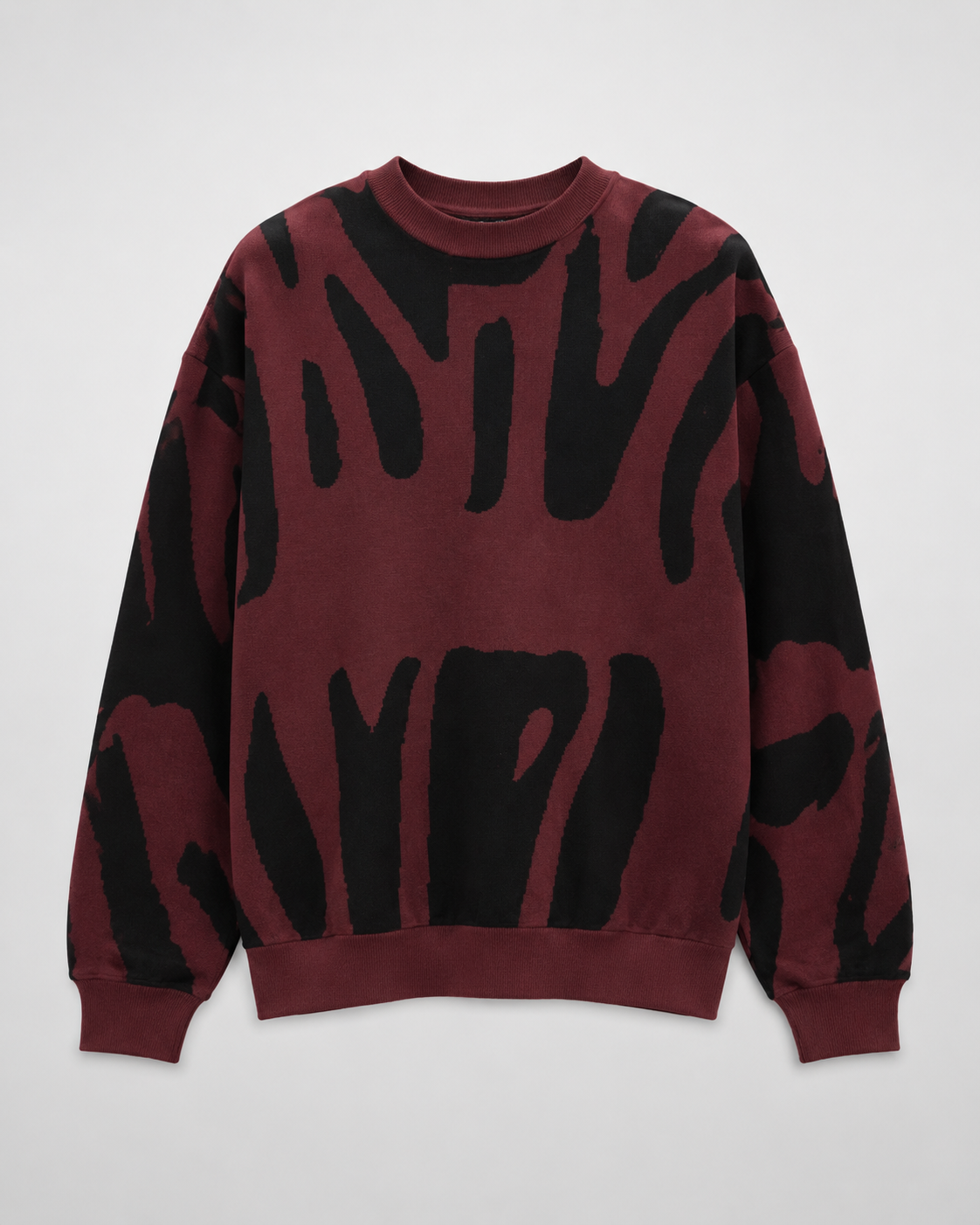 Sudadera Abstract Brush Oversize