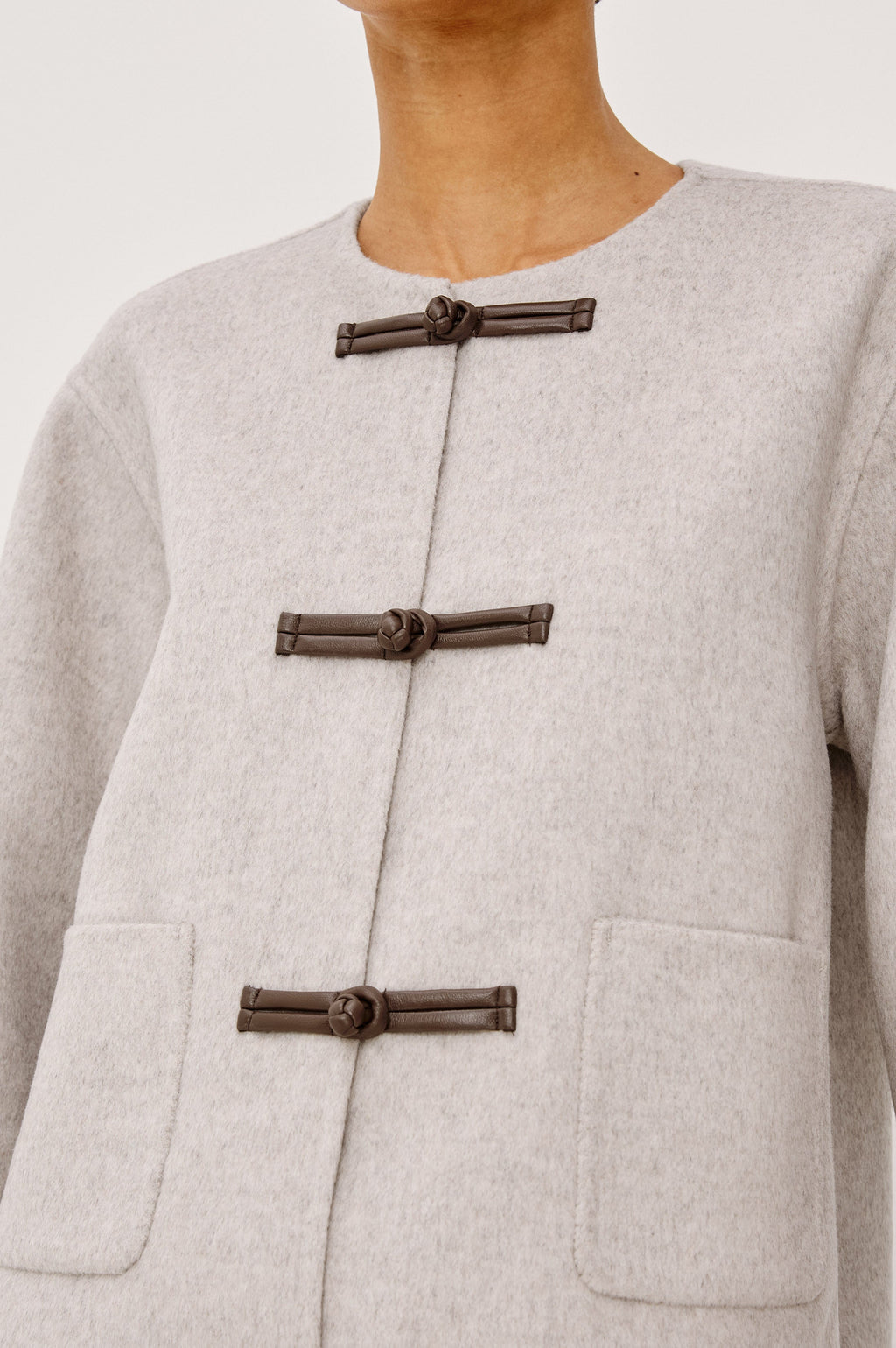 DEIDRE JACKET - HEATHER OAT