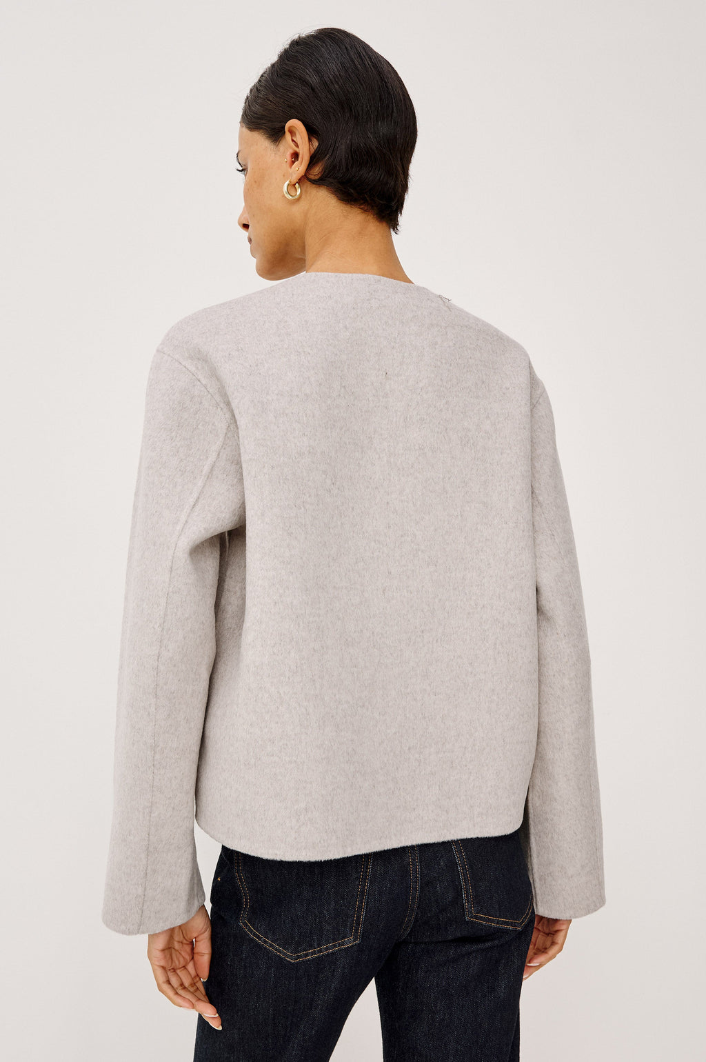 DEIDRE JACKET - HEATHER OAT