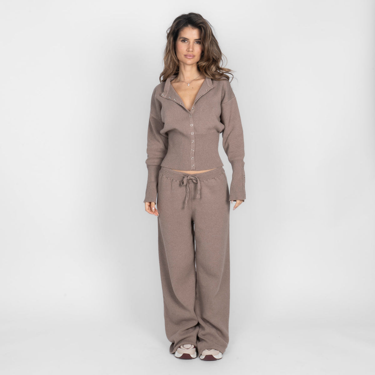 Conjunto de Punto Cárdigan y Pantalón Lidia