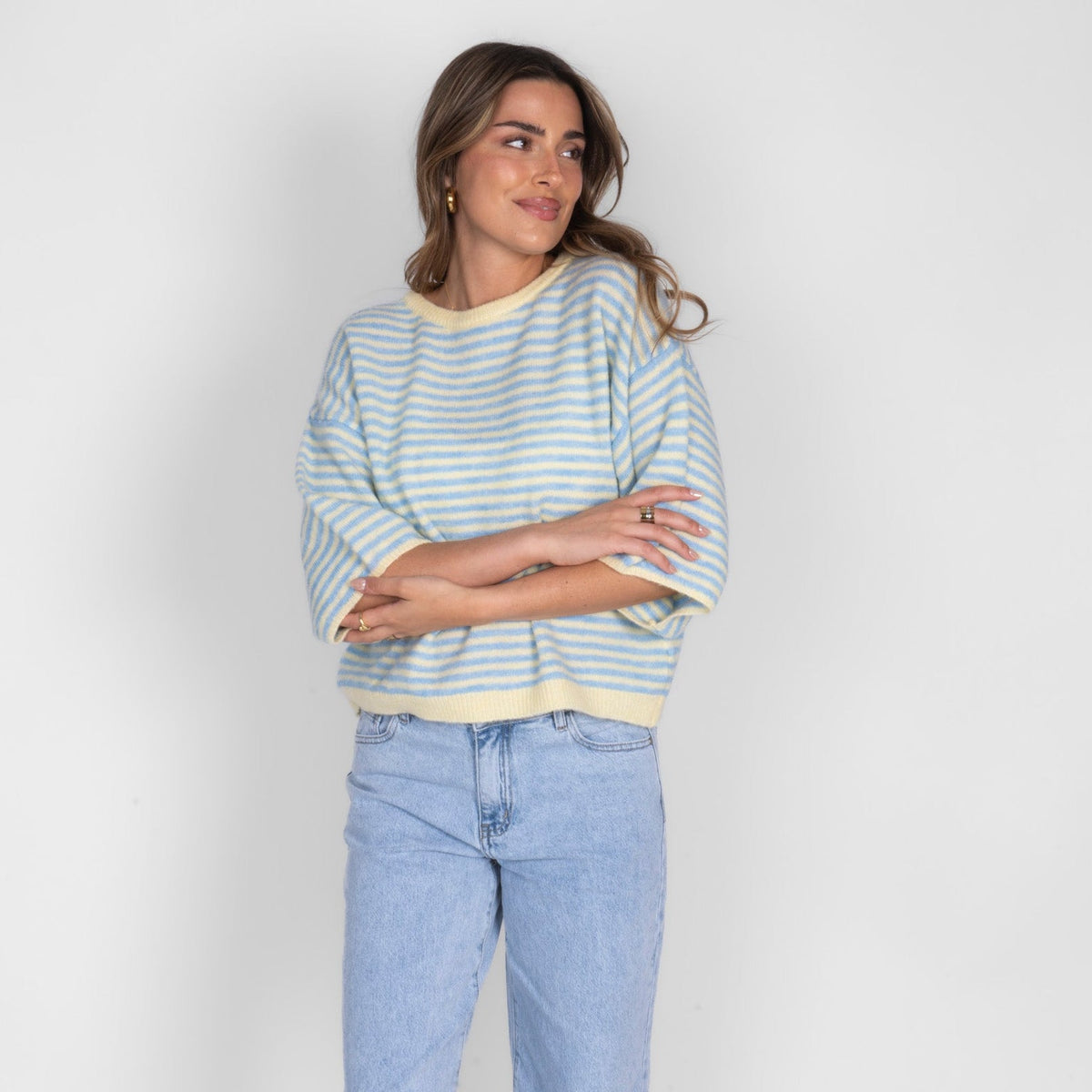 Camiseta Oversize de Rayas Ángela