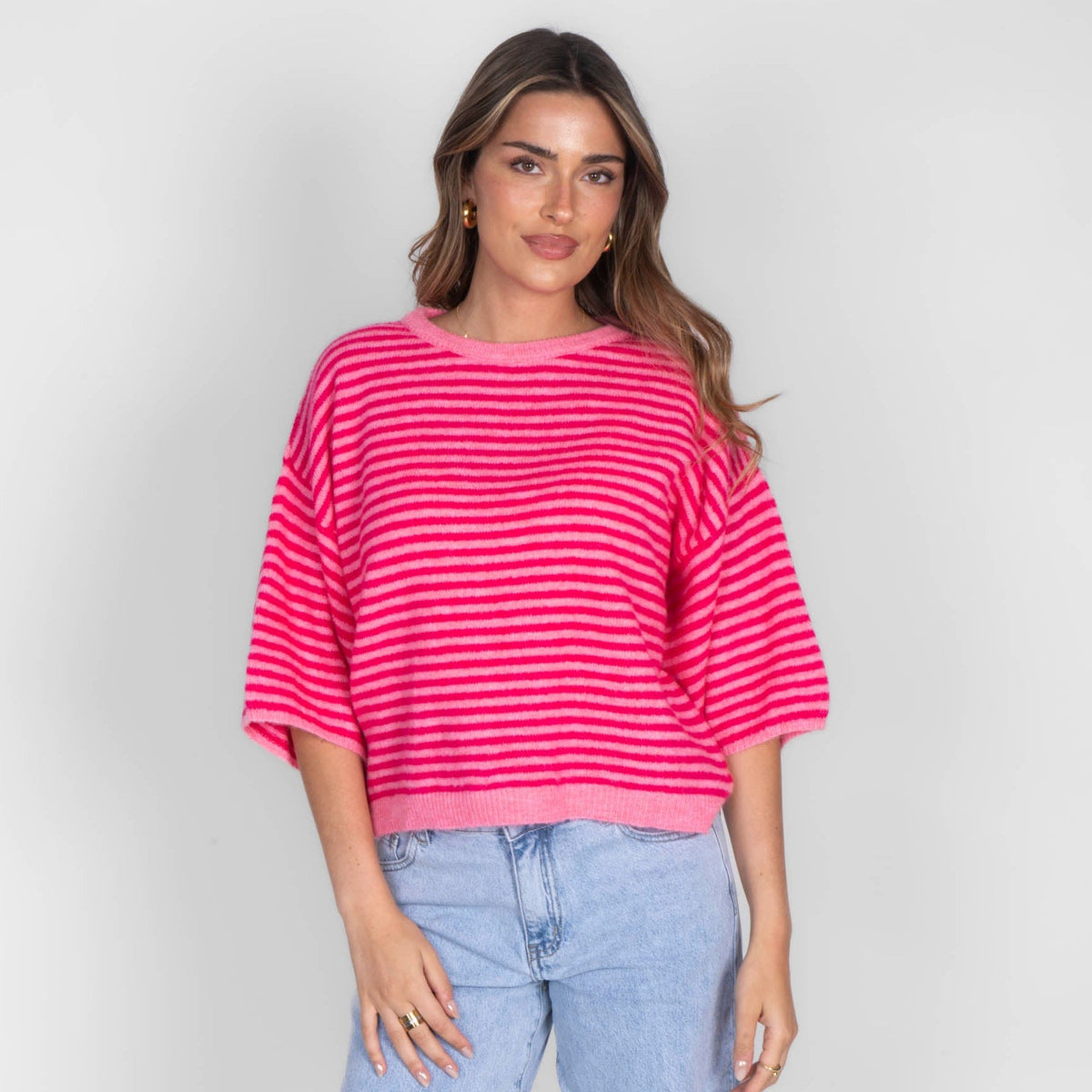 Camiseta Oversize de Rayas Ángela