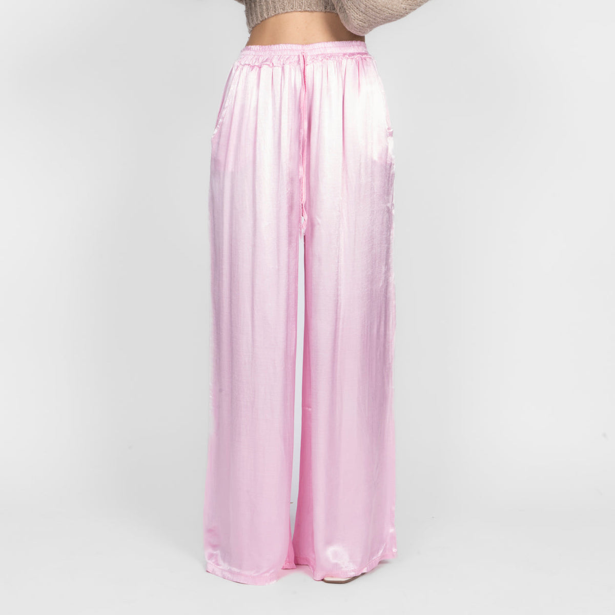 Pantalón Satinado Ancho Aroa