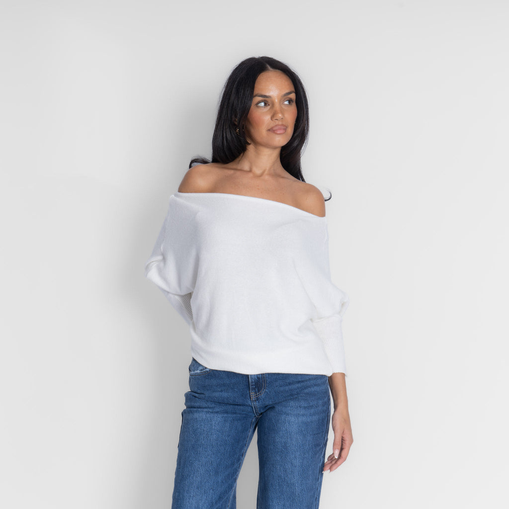 Jersey de Punto Hombros Descubiertos Leyre