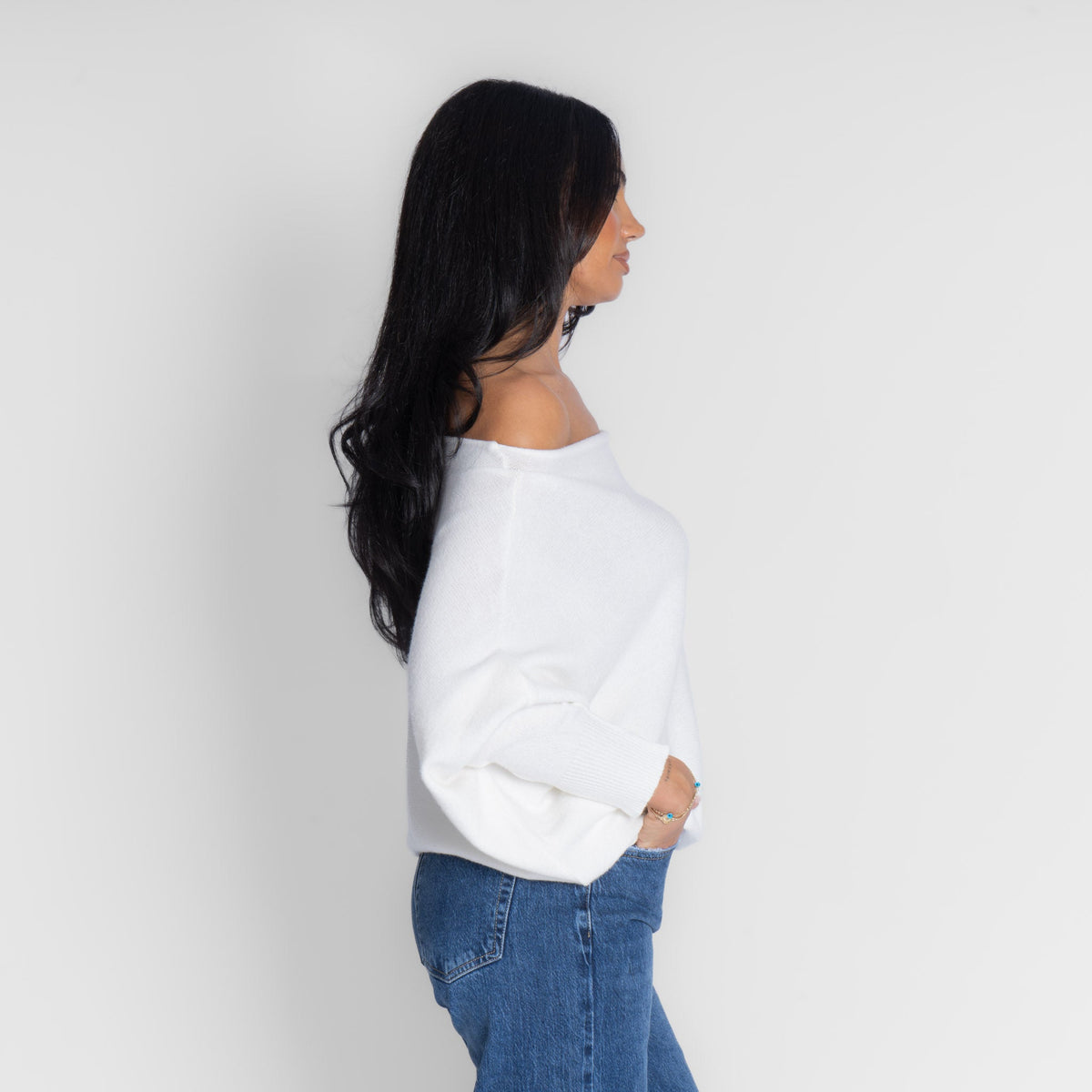 Jersey de Punto Hombros Descubiertos Leyre