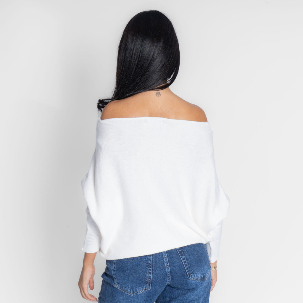 Jersey de Punto Hombros Descubiertos Leyre
