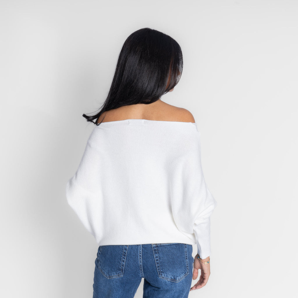 Jersey de Punto Hombros Descubiertos Leyre