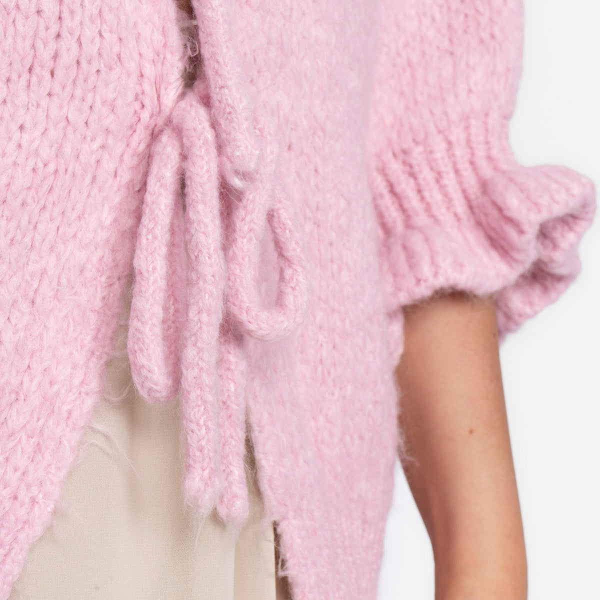Cárdigan Oversize con Lazos Lucila