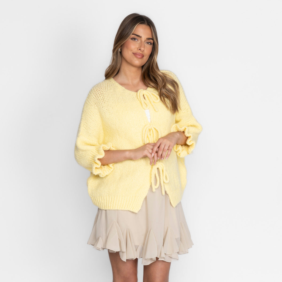 Cárdigan Oversize con Lazos Lucila
