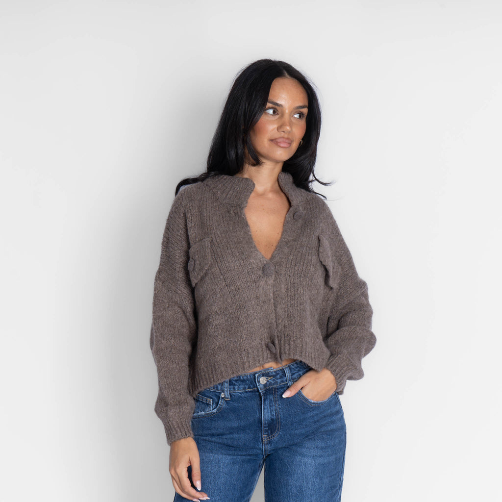 Cárdigan Oversize con Botones Carlota