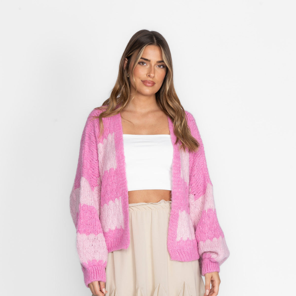 Cárdigan Oversize de Rayas Anchas Carmen