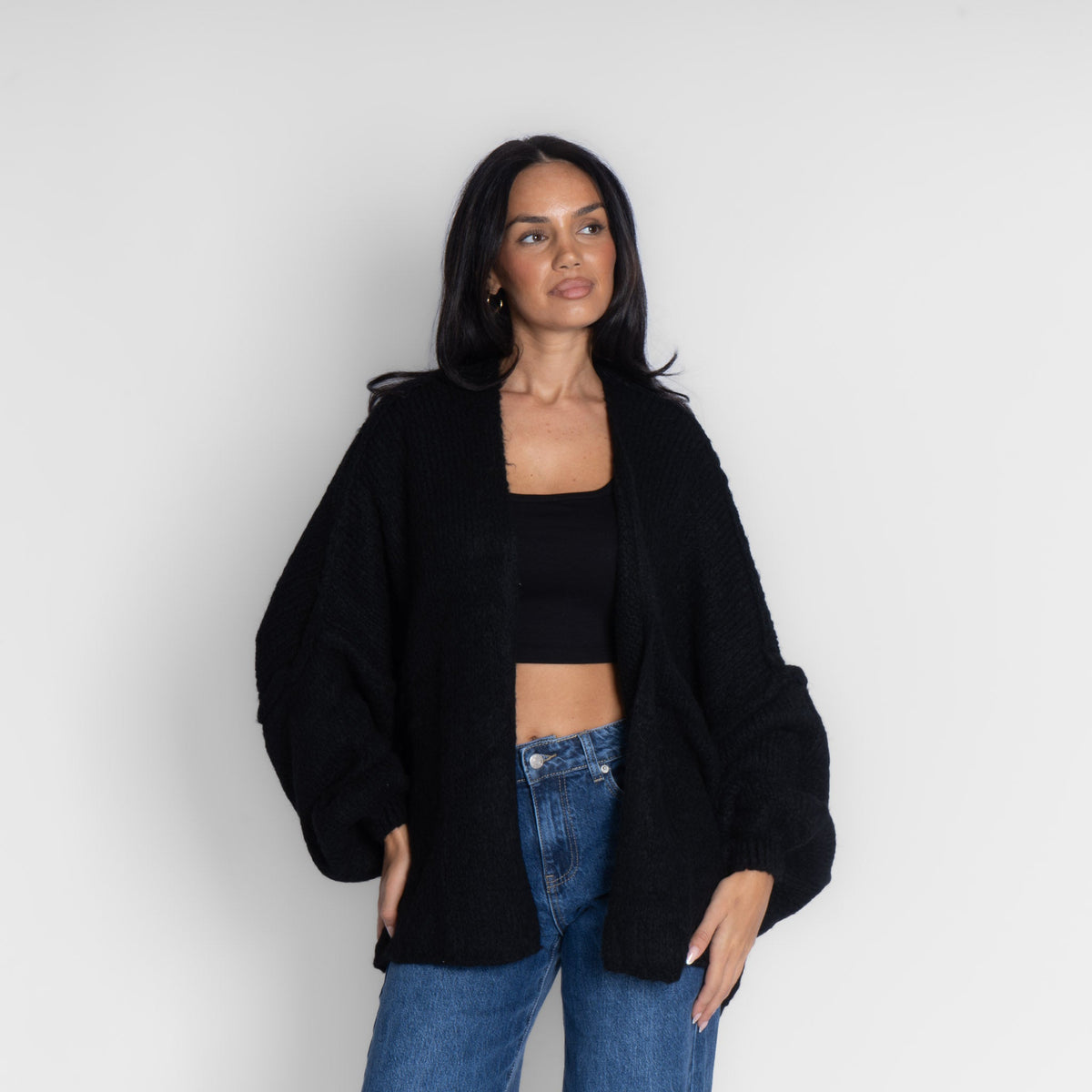 Cárdigan Oversize Abierto Clarisa