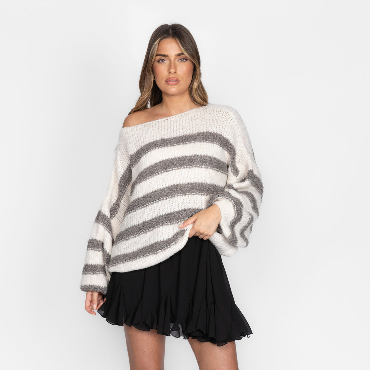 Jersey Oversize de Rayas Gabriela