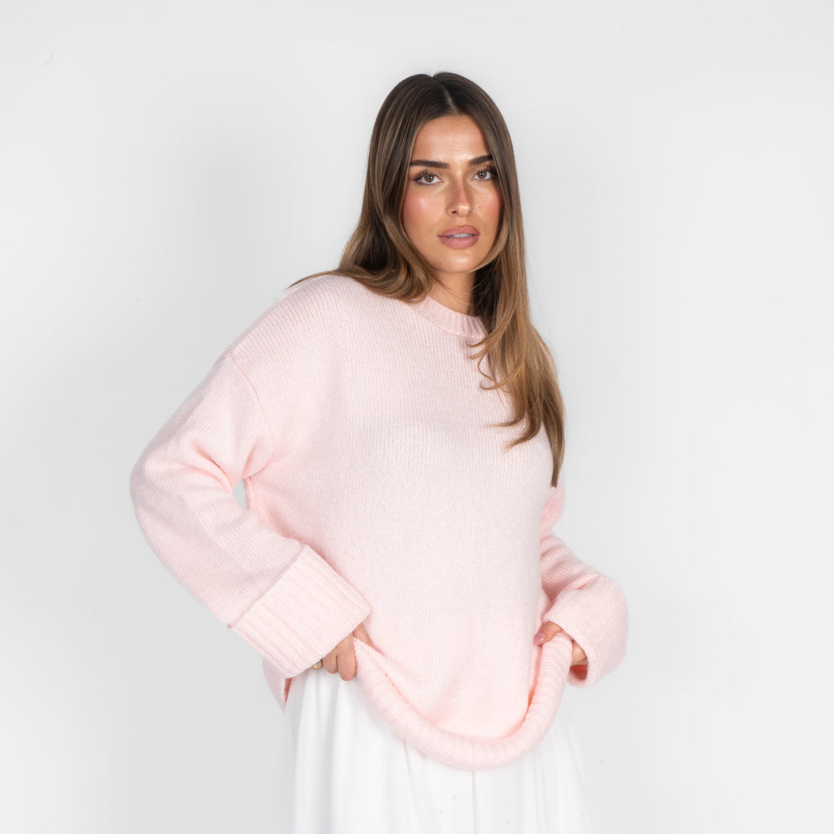 Jersey Oversize con Puños Vueltos Beatriz