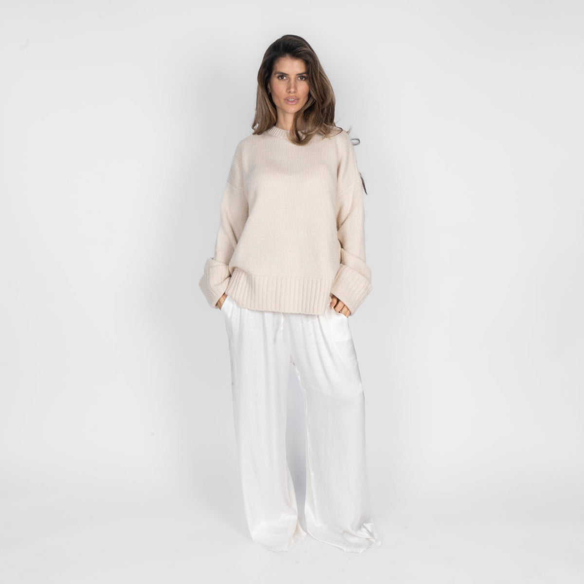 Jersey Oversize con Puños Vueltos Beatriz