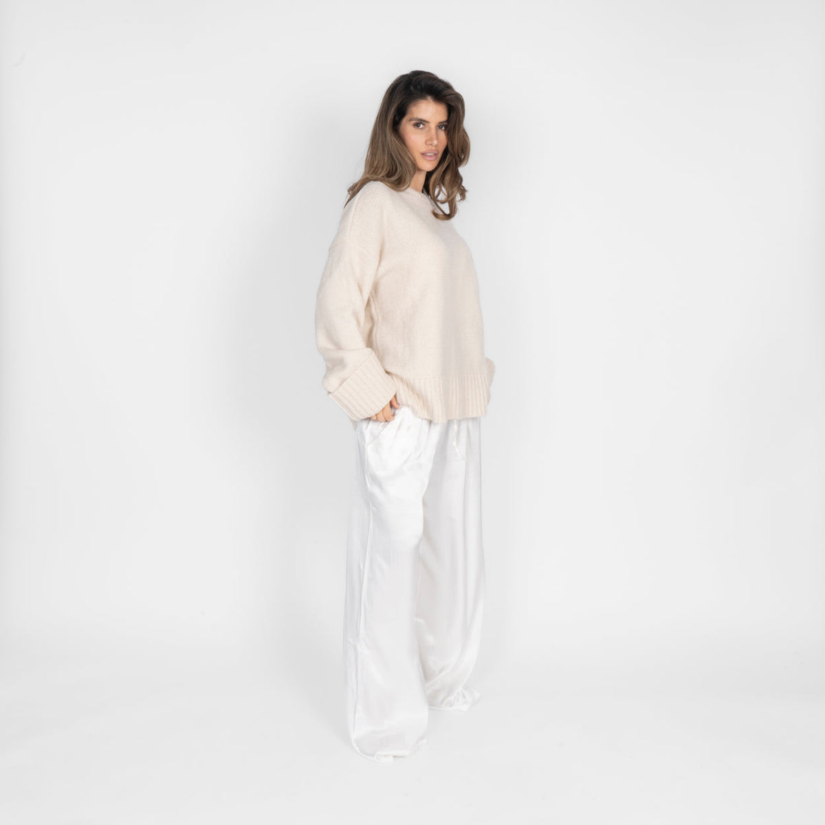 Jersey Oversize con Puños Vueltos Beatriz