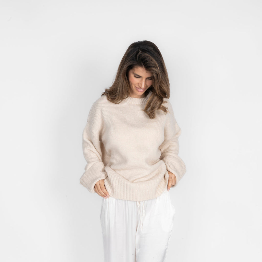 Jersey Oversize con Puños Vueltos Beatriz