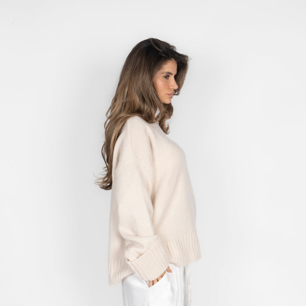 Jersey Oversize con Puños Vueltos Beatriz