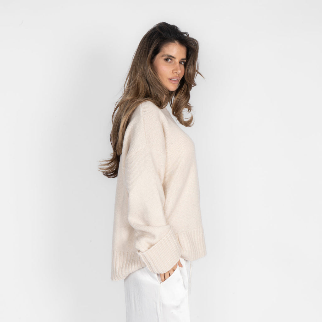 Jersey Oversize con Puños Vueltos Beatriz