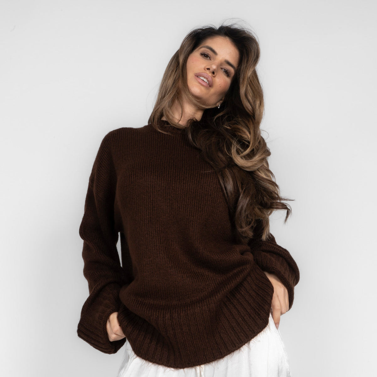 Jersey Oversize con Puños Vueltos Beatriz