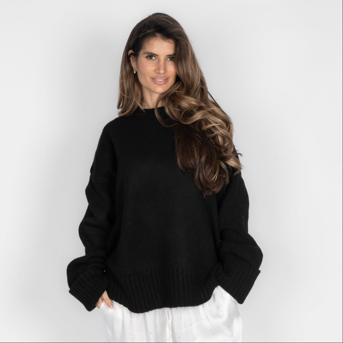 Jersey Oversize con Puños Vueltos Beatriz