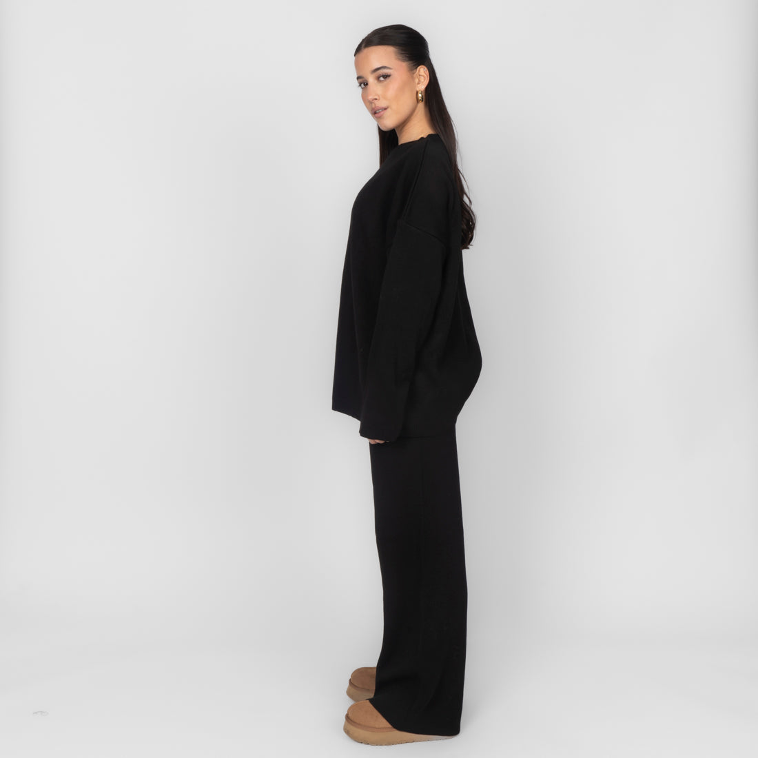 Pantalón de Punto con Cintura Elástica Bárbara