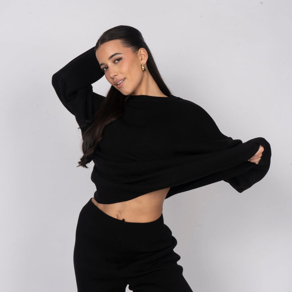 Pantalón de Punto con Cintura Elástica Bárbara