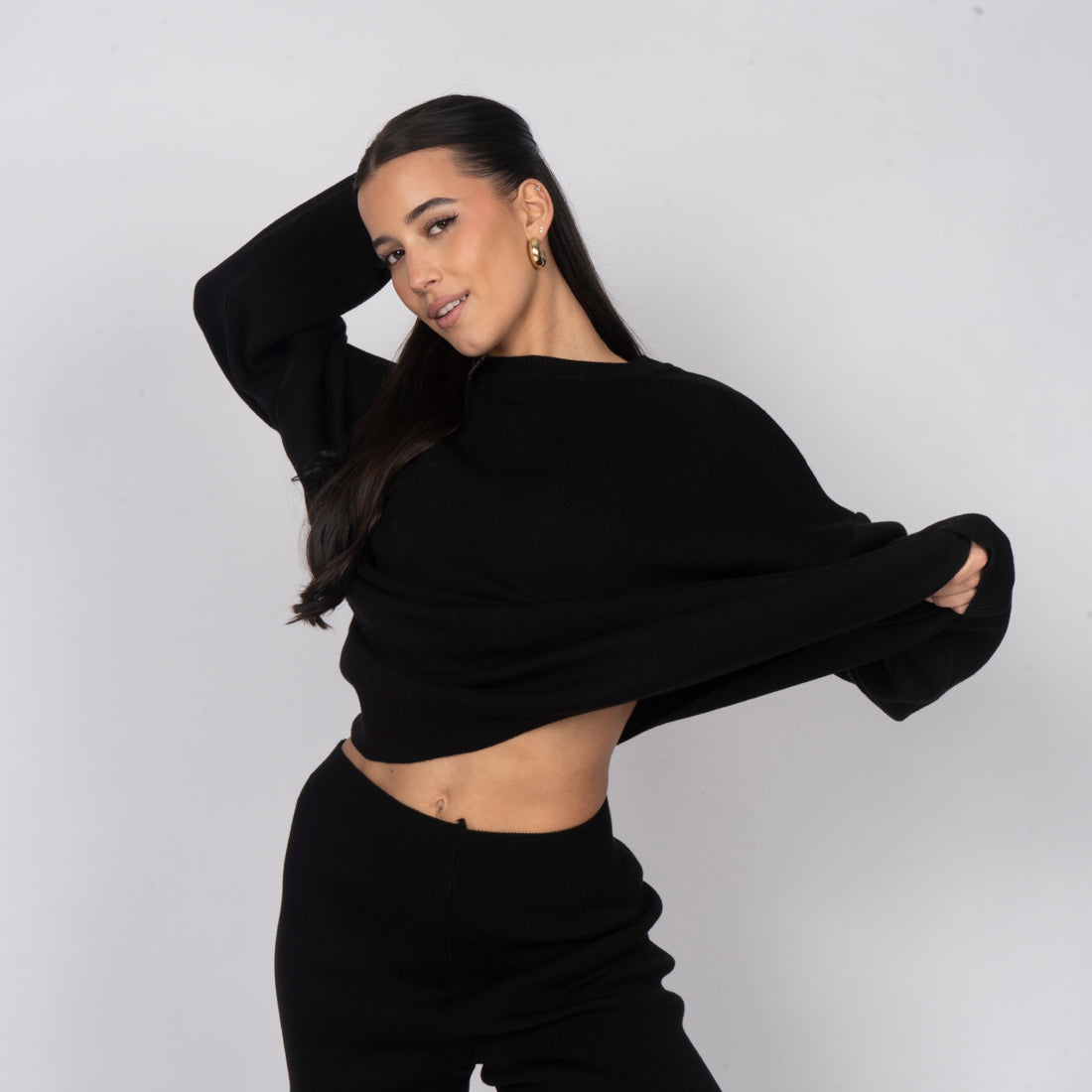 Pantalón de Punto con Cintura Elástica Bárbara