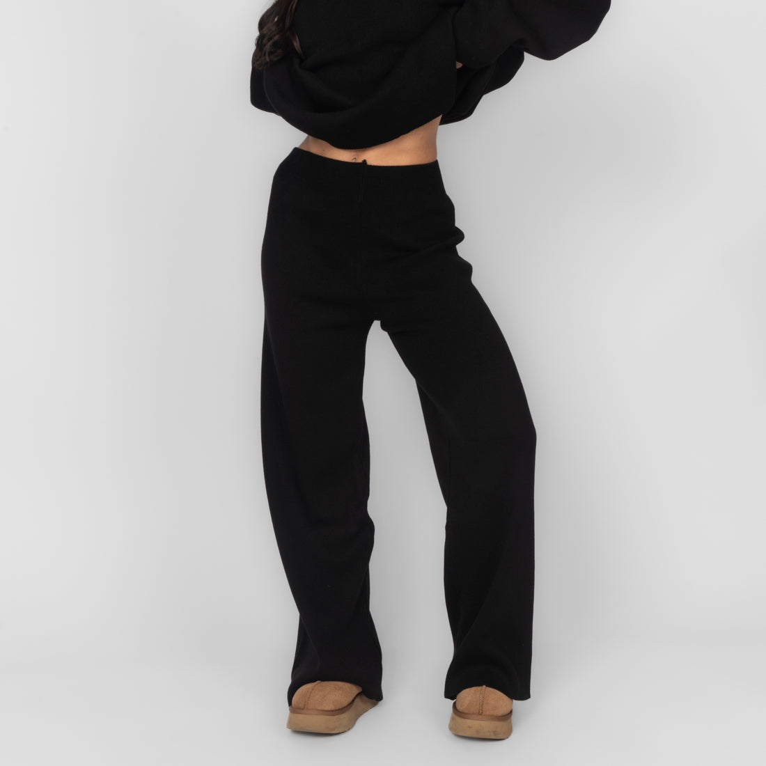 Pantalón de Punto con Cintura Elástica Bárbara