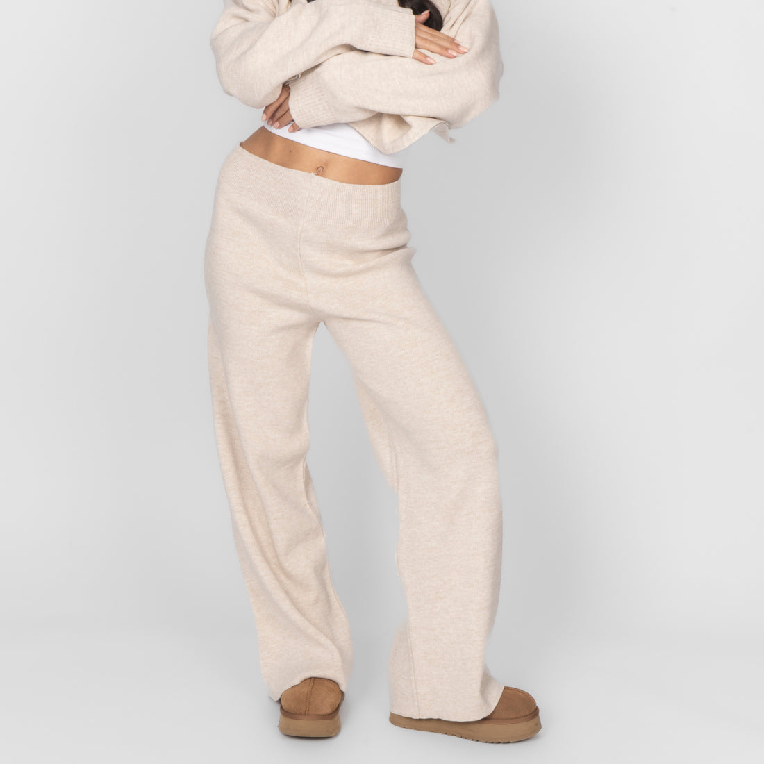 Pantalón de Punto con Cintura Elástica Bárbara
