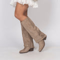 Bota Alta Estilo Western Paloma