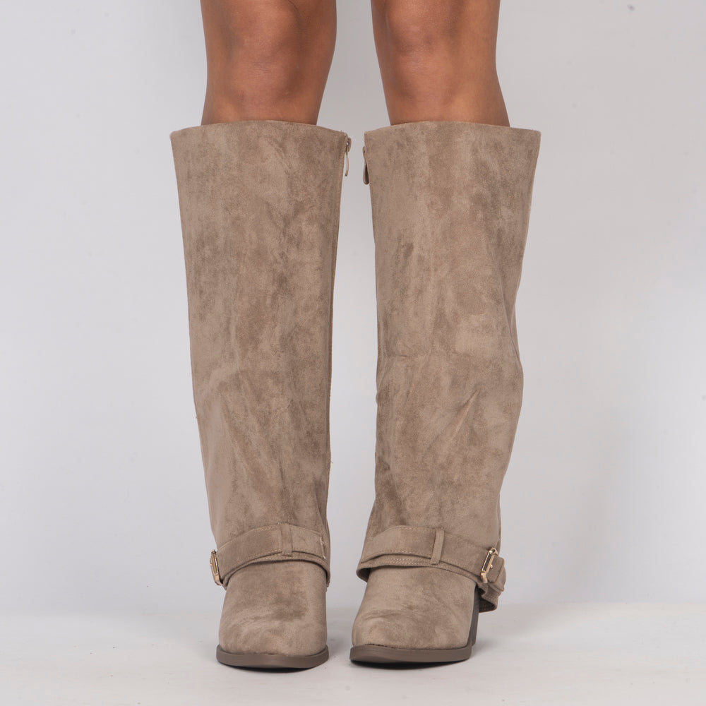 Bota Alta Estilo Western Paloma