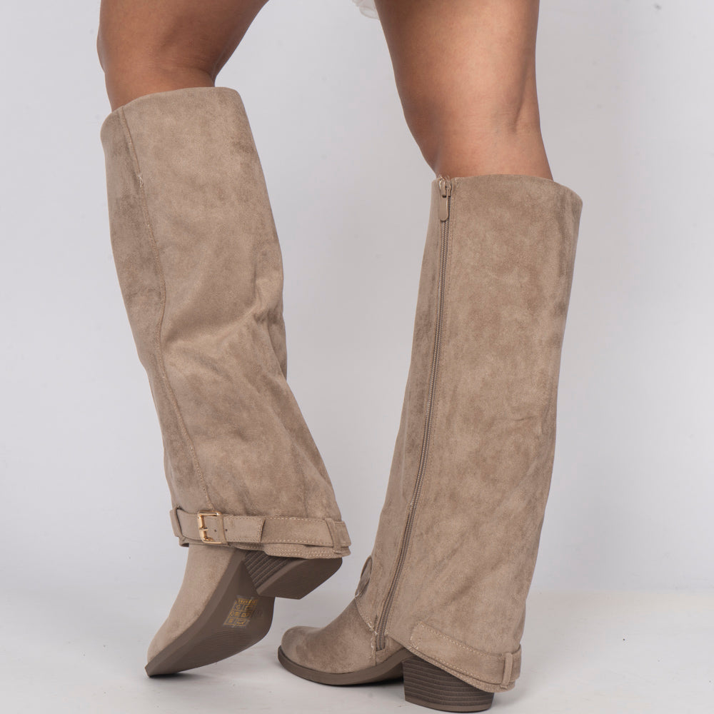 Bota Alta Estilo Western Paloma