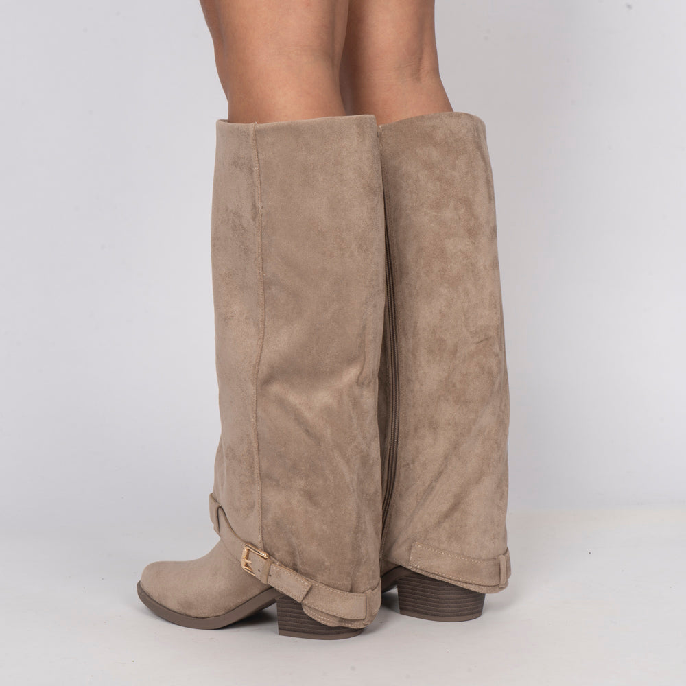Bota Alta Estilo Western Paloma
