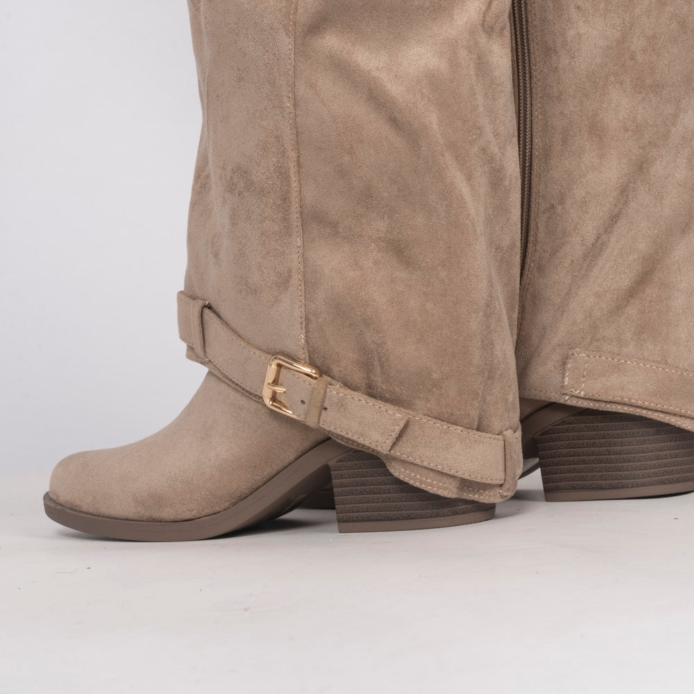 Bota Alta Estilo Western Paloma