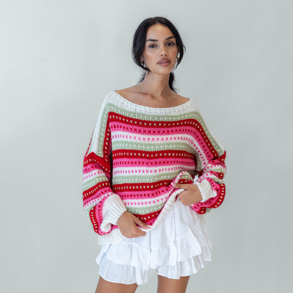 Jersey de Rayas Multicolor Ofelia