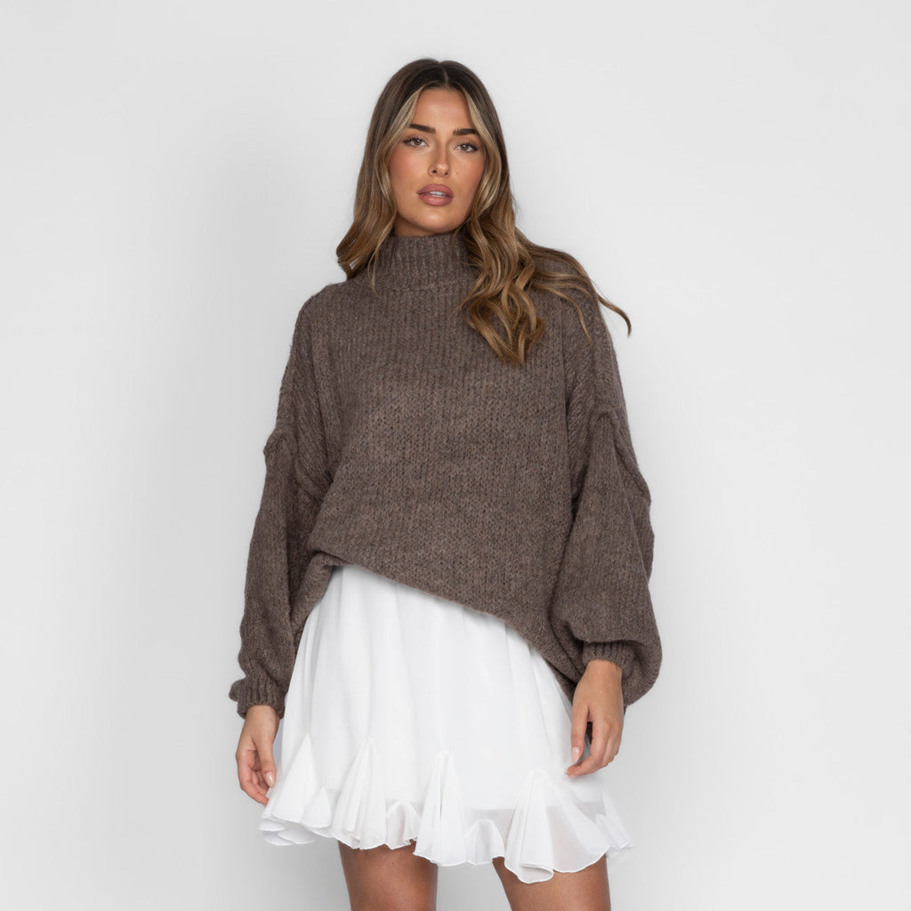 Jersey Oversize de Cuello Alto Úrsula