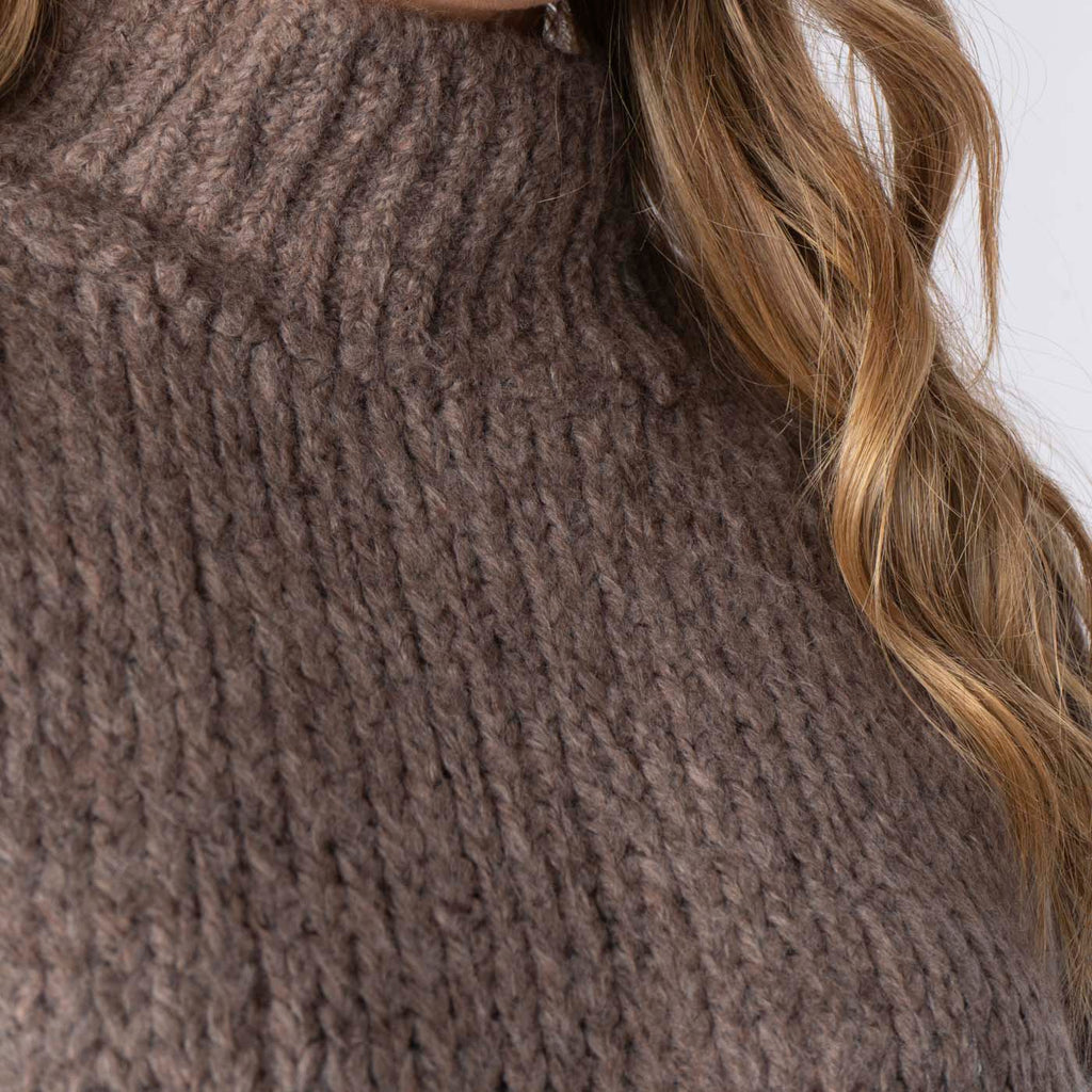 Jersey Oversize de Cuello Alto Úrsula