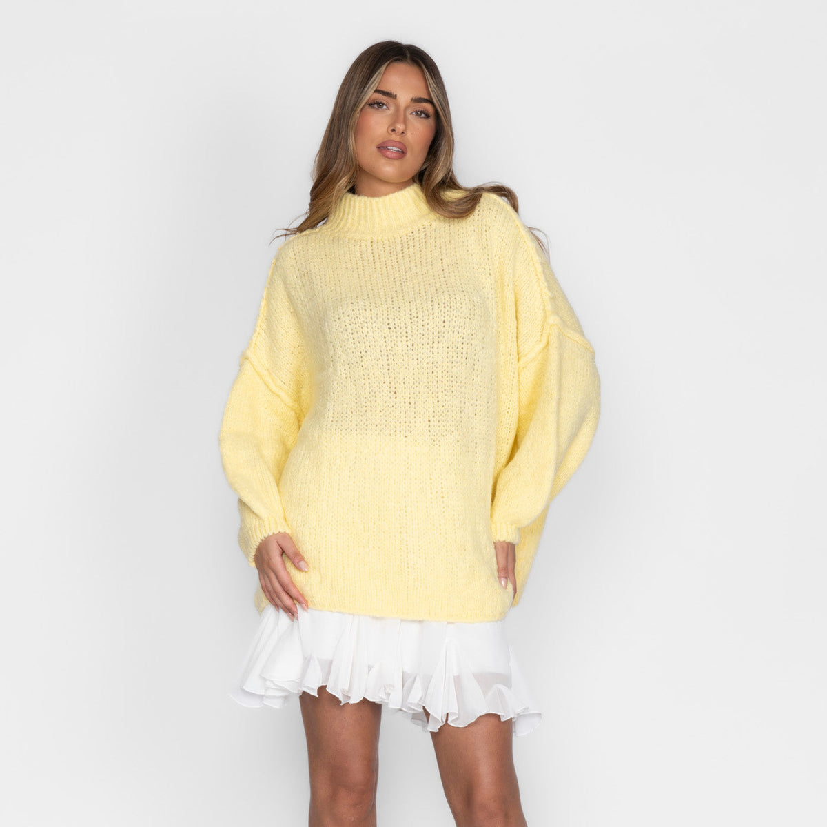 Jersey Oversize de Cuello Alto Úrsula