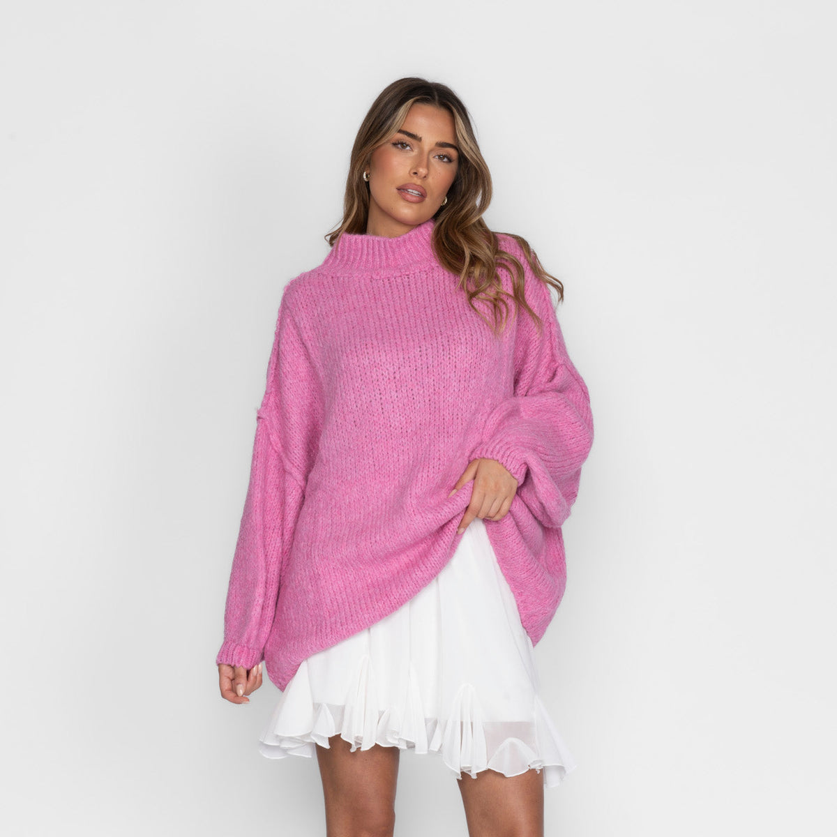 Jersey Oversize de Cuello Alto Úrsula