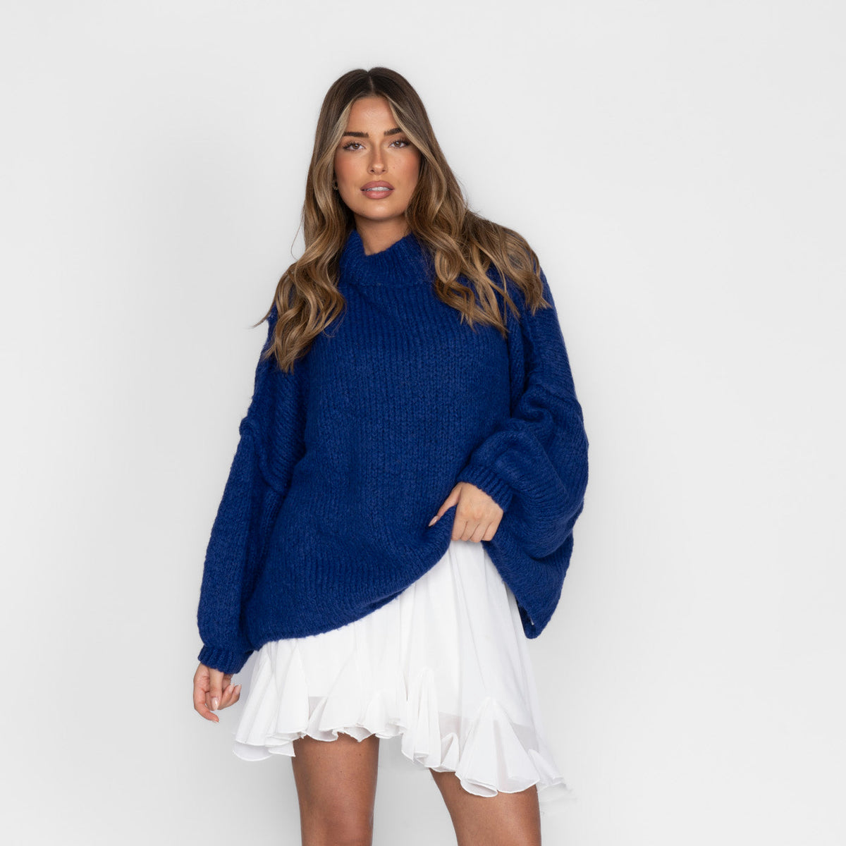 Jersey Oversize de Cuello Alto Úrsula