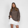Jersey Oversize de Cuello Alto Úrsula