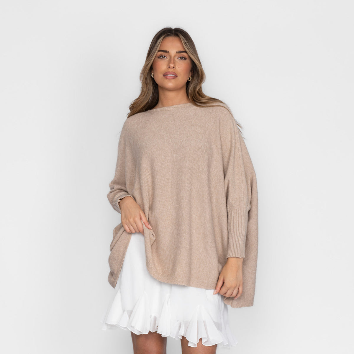 Jersey Oversize Hombros Caídos Rafaela