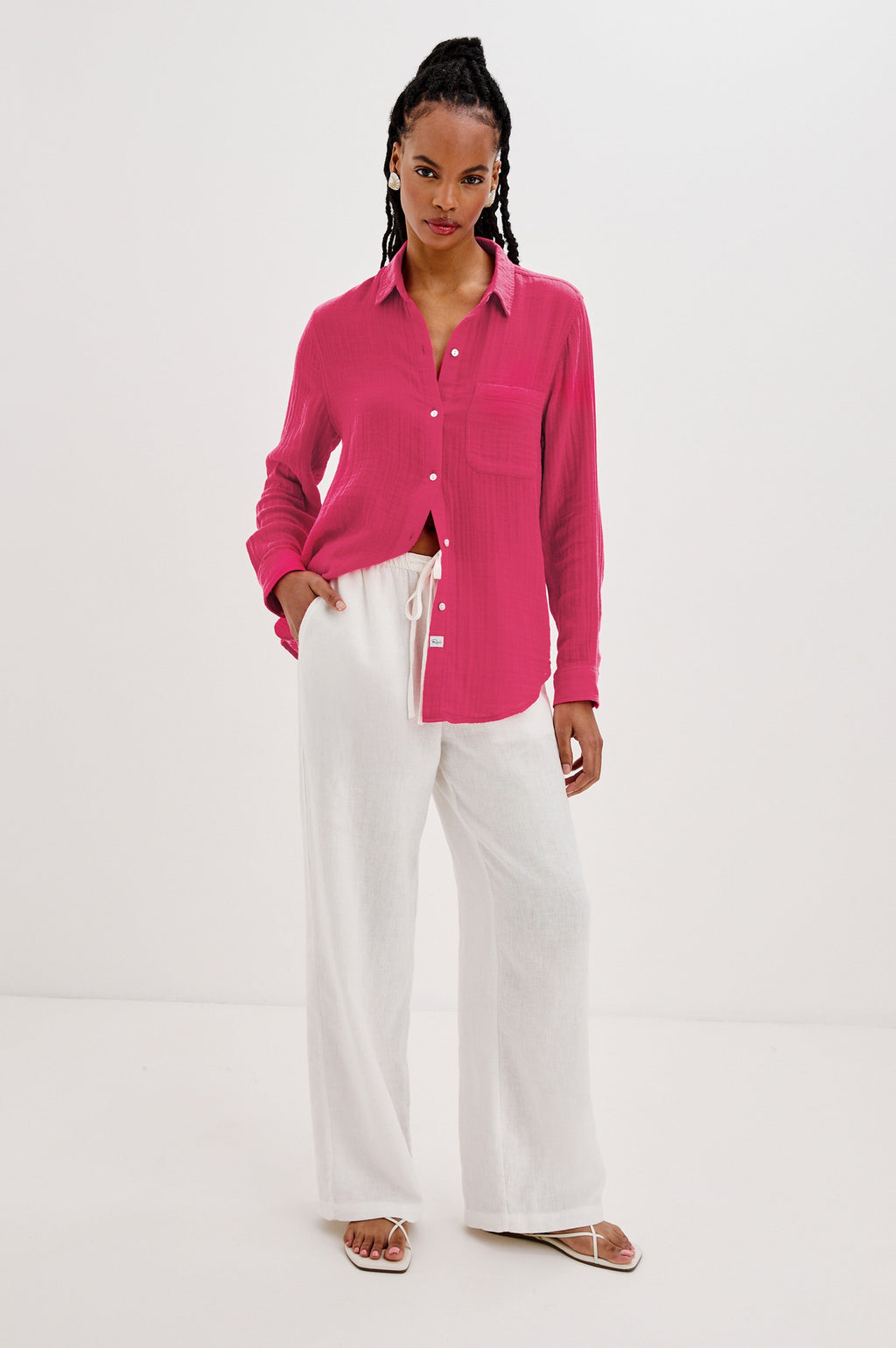 ELLIS SHIRT - RASPBERRY