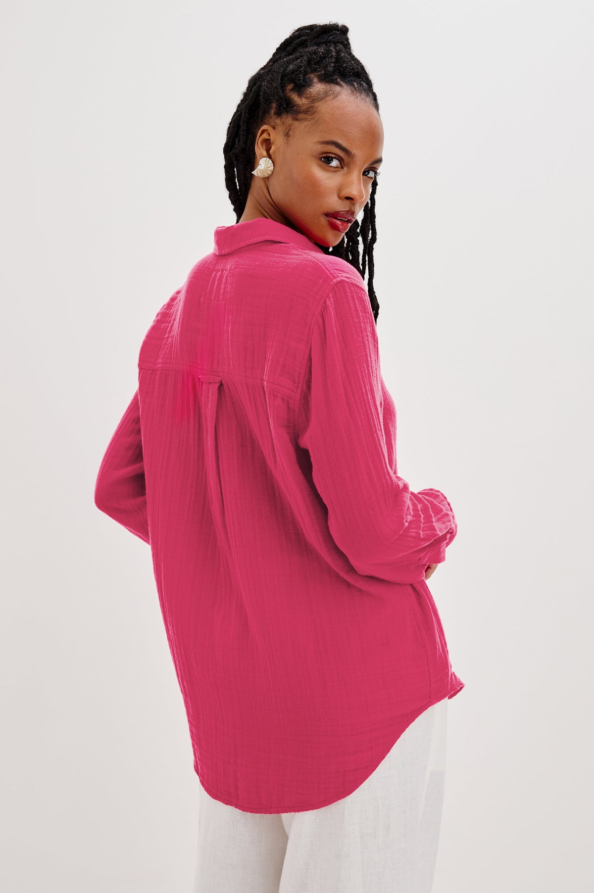 ELLIS SHIRT - RASPBERRY