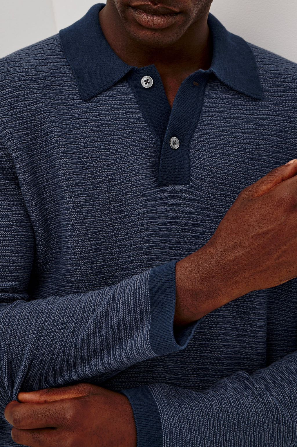 FULTON SWEATER - NAVY WAVE