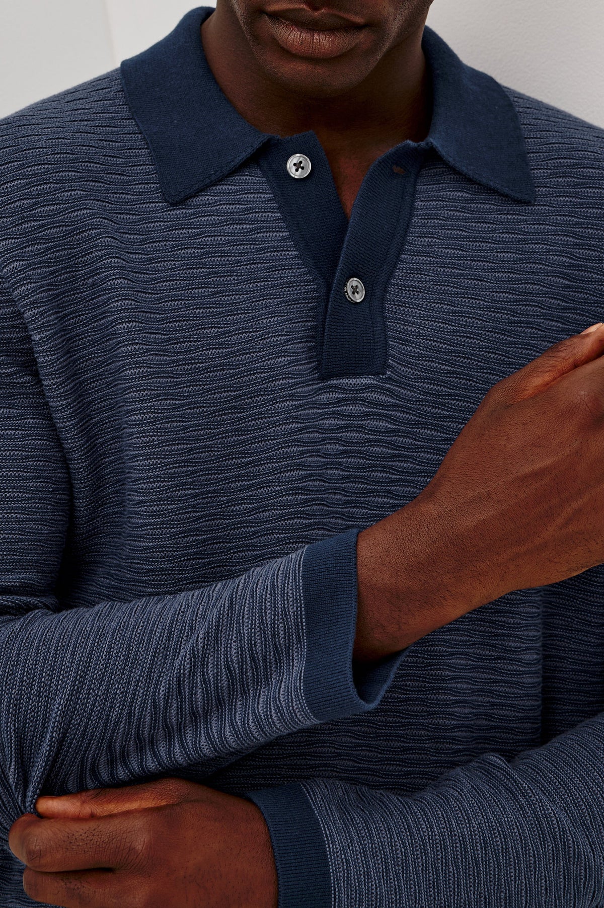 FULTON SWEATER - NAVY WAVE