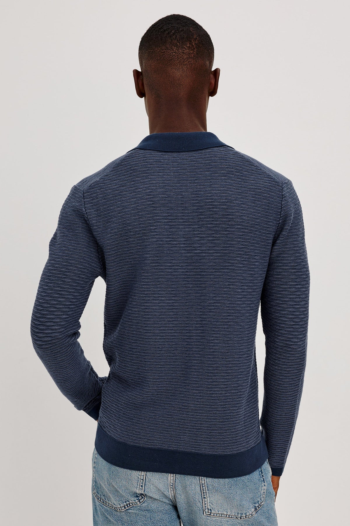 FULTON SWEATER - NAVY WAVE