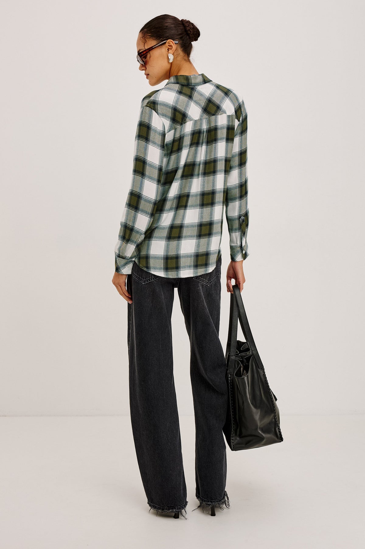 HUNTER SHIRT - OLIVE IVORY